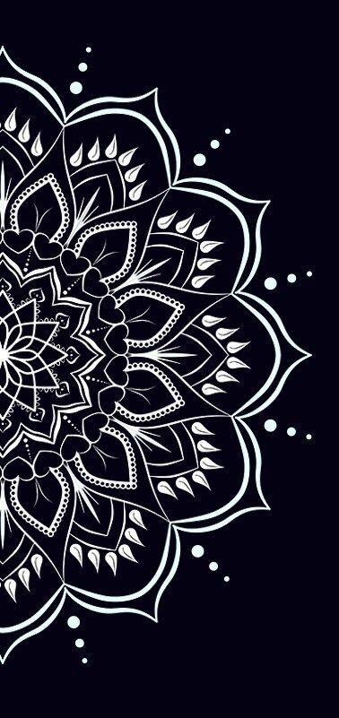 Phone Cases Background To Print, Mandala On Black Background, Mandala Art With Flowers, Phone Back Cover Design Wallpaper, Phone Case Wallpaper Design, Mandala Art Images, Spooky Mandala, Mandala Art Phone Case, Mandala Art Wallpaper