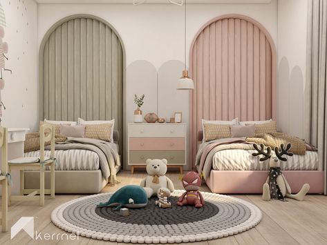 Children Bedroom on Behance Bedroom Ideas For Kids, Kids Bedroom Furniture Design, Kids Bed Design, Children's Bedroom Ideas, Kids Room Interior Design, Modern Kids Room, Kids Bedroom Inspiration, Children Bedroom, Kids Bedroom Designs