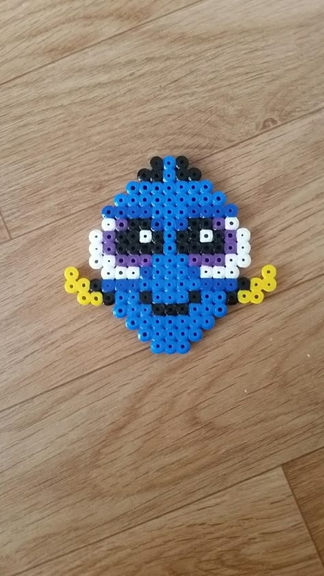 Dory Perler Bead Pattern, Hamma Beads Ideas Easy, Blue Perler Bead Patterns, Melting Beads Ideas, Melty Bead Designs, Melt Beads Patterns, Melt Beads, Modele Pixel Art, Easy Perler Beads