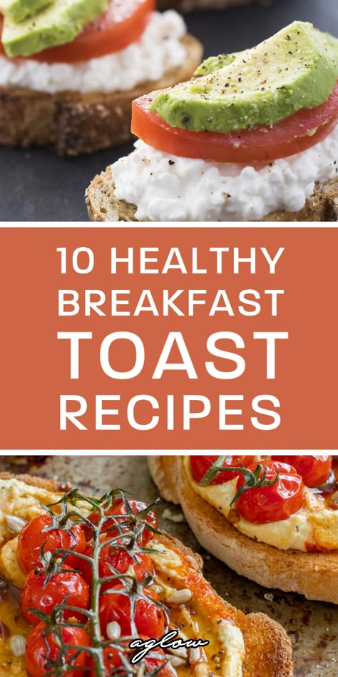 Breakfast Toast Recipes, Breakfast Toast Ideas, Savory Breakfast Ideas, Breakfast Toasts, Healthy Breakfast Toast, Toast Recipe Breakfast, Savoury Breakfast, Healthy Toast, Mediterranean Breakfast