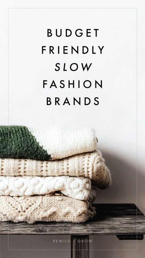 Budget-friendly slow fashion brands. Eco-friendly, sustainable, ethical, regenerative fashion. Cute Sustainable Clothing, Fashion Brands 2023, Budget Friendly Clothes, Sustainable Affordable Fashion, Environmentalist Aesthetic Outfit, Sustainable Fall Fashion, Modest Clothing Brands, Budget Friendly Outfits, Slow Fashion Capsule Wardrobe