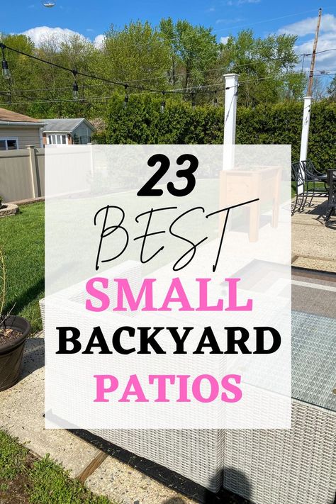 Small Backyard Patio Ideas, Small Covered Patio, Small Patio Ideas On A Budget, Small Backyard Decks, Patio Furniture Layout, Backyard Decks, Small Patio Design, Small Patio Furniture, Small Patio Decor