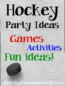 Hockey theme party ideas for kids                                                                                                                                                                                 More Hockey Carnival Games, Ball Hockey Birthday Party, Hockey Party Activities, Hockey Themed Party Games, Hockey Holiday Party, Hockey Birthday Party Games, Street Hockey Birthday Party, Ice Hockey Party, Hockey Christmas Party