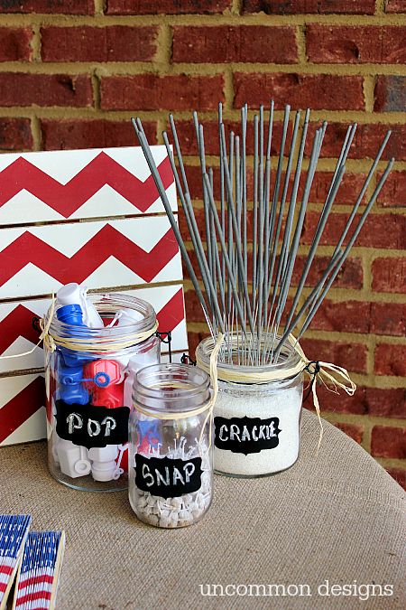 Have some fun on the Fourth  with this Fourth of July Fun and Games Station!  www.uncommondesignsonline.com #ultimateredwhiteandblue Memorial Day Party, Fourth Of July Party, Forth Of July, 4th Of July Ideas, Fourth Of July Food, Fourth Of July Decor, July Wedding, July Ideas, Patriotic Party