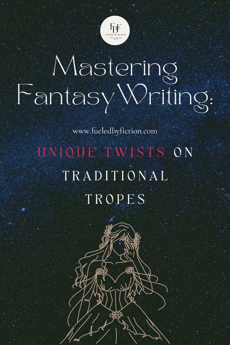 Want to make your fantasy novel unique? Our guide shows you how to take familiar tropes and twist them into something new and exciting! Fantasy Tropes, Story Plot Ideas, Fantasy Writing, Fantasy Story Ideas, Writing Inspiration Tips, Writing Groups, Writing Fantasy, Writing Prompts For Writers, Creative Writing Tips