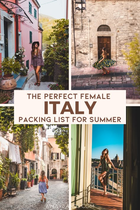 Italy Vacation Outfits Summer 2023, What To Wear On Italy Vacation, Italy Walking Outfit, Sardinia Outfit Ideas, 7 Days In Italy Outfits, Italian Summer Outfits Vacation, Italy Local Fashion, Outfits For Italy September, Outfits For Sicily Summer