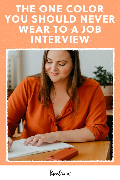 The One Color You Should Never Wear to a Job Interview (& One That's Sure to Land You an Offer) #purewow #fashion #advice #money Human Resource Outfits, Interview Format, Business Casual Outfit Ideas, Beige Pencil Skirt, Casual Outfit Ideas For Women, Outfit Ideas For Winter, Job Clothes, Plus Size Looks, Business Casual Outfit