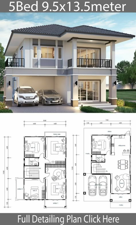 Diy Tiny House Plans, Villa Tugendhat, Two Story House Design, 2 Storey House Design, Diy Tiny House, 2 Storey House, Two Story House, Duplex House Plans, Simple House Design