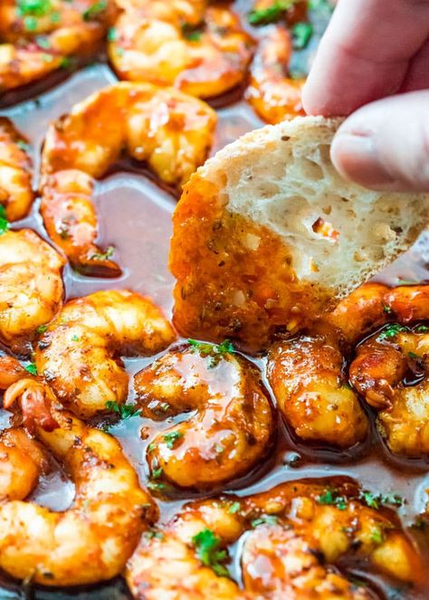 New Orleans Shrimp, Baked Shrimp Recipes, Spicy Shrimp Recipes, Recipe Shrimp, Spicy Appetizers, Dinner Pasta, Shrimp Recipes Healthy, Cajun Food, Shrimp Recipes For Dinner