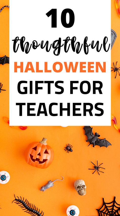 Halloween decor Cute Halloween Gifts For Teachers, Small Halloween Teacher Gifts, Halloween Gift Basket For Teachers, Halloween Teacher Survival Kit, Fall Teachers Gift, Preschool Teacher Halloween Gift, 1st Grade Halloween Gifts, Teacher Halloween Treat Bags, Halloween Drop Off Gifts