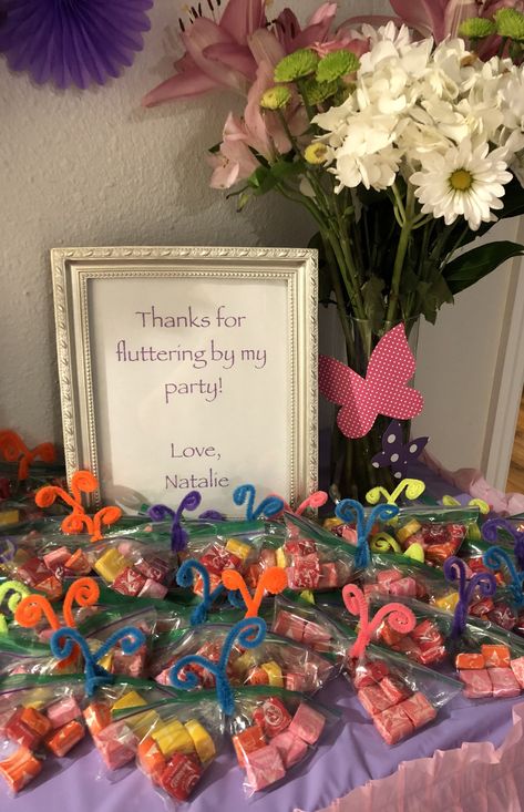 Butterfly Birthday Party At Park, Butterfly Birthday Centerpieces Diy, Butterfly Theme Return Gifts, 2nd Butterfly Birthday Party, Butterfly Themed Birthday Party At Home, Butterfly Garden Birthday Party Ideas, Butterfly Birthday Theme Ideas, Butterfly 3rd Birthday Party, Butterfly Themed Graduation Party