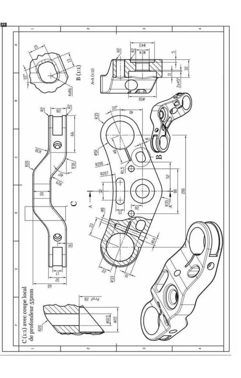 Autocad Isometric Drawing, Solidworks Tutorial, Autocad Tutorial, Mechanical Engineering Design, Isometric Drawing, Industrial Design Sketch, Car Design Sketch, Autocad Drawing, Cad Design