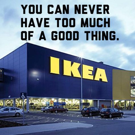 You own at least eight pieces of IKEA furniture. | 11 Signs You're Addicted To IKEA Ikea Usa, California Parks, Ikea Design, Ikea Store, Ikea Cabinets, Grand Canal, Ikea Furniture, Love To Shop, Scandinavia