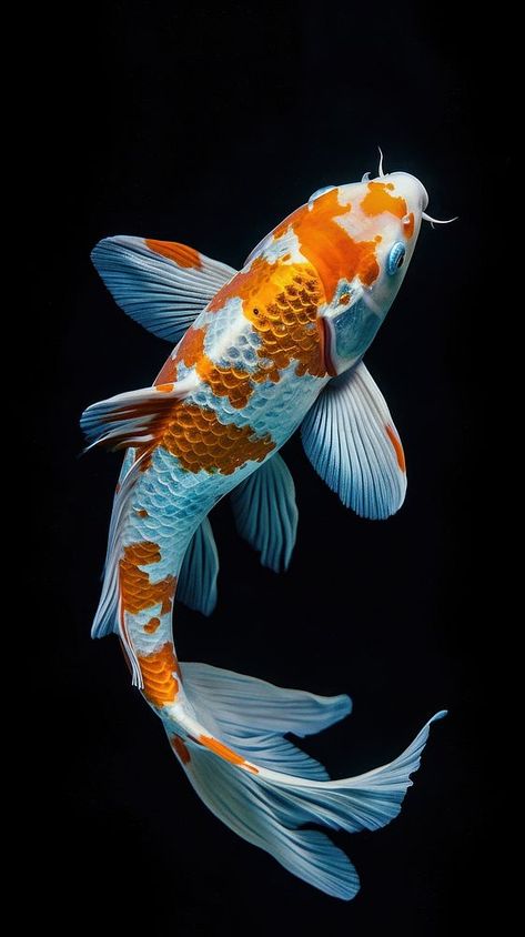 Japanese Pond Turtle, Koi Fish Reference Photo, Koi Underwater, Koi Fish Photo, Koi Fish Aesthetic, Koi Fish Tattoo Ideas, Fish In A Pond, Blue Koi Fish, Fish Tattoo Ideas