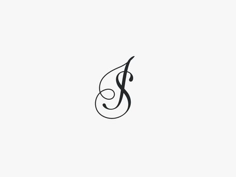 Simple Tattoo Ideas For Men, Letter S Tattoo, Simple Tattoo Ideas, J Tattoo, Monogram Tattoo, Alphabet Tattoo Designs, S Logo Design, Stylish Alphabets, Tattoo Ideas For Men