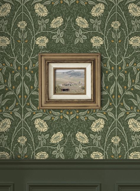 European Homes, Graphic Rug, Morris Wallpapers, Plaid Wallpaper, Wallpaper Project, Well Decor, Paper Wallpaper, Flower Wall Decor, Arts And Crafts Movement