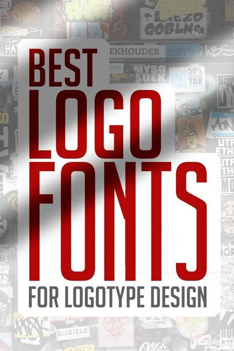 Typographical Logo Design, Best Typography Logo, Fonts Design Logo, Logo Designing Ideas, Fonts For Graphic Designers, Great Logos Design, Best Font For Logo Design, The Logo Design, Fonts For Design