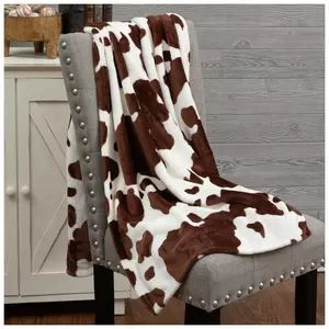 Cow Print Fleece Throw Blanket Cow Print Room Ideas, Cow Print Room, Cow Print Blanket, Cow Print Pattern, Country Pillows, Cow Stuff, Brown Cow, Cute Blankets, Brown Cowhide