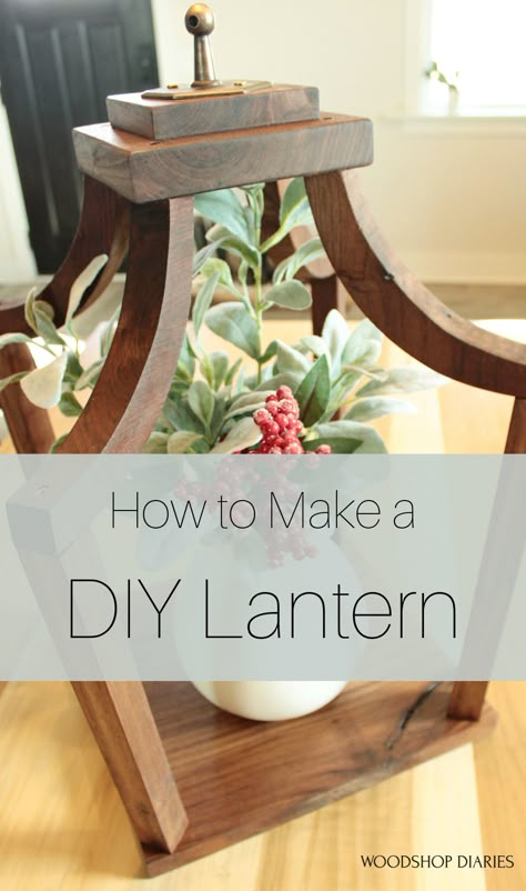 Diy Wood Lanterns, Wood Lantern Diy, Diy Wooden Lantern, Wooden Lanterns Diy, Timber Crafts, Scrap Wood Project, Wood Lanterns, Rustic Wood Lanterns, Handmade Wood Crafts