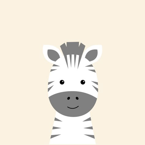 Zebra Drawing Easy, Cute Zebra Illustration, Baby Animals Illustration, Baby Graphic Design, Zebra Cartoon, Zebra Drawing, Zebra Illustration, Baby Animal Nursery Art, Animals Graphic