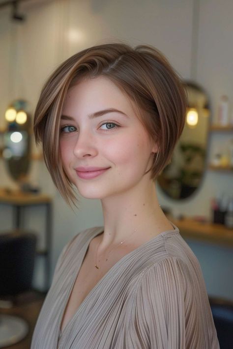 25%20Low-Maintenance%20Pixie%20Cuts%20for%20Thin%20Hair%20That’ll%20Make%20You%20Look%20Effortlessly%20Chic%20in%202024 Pixie Haircut No Styling, Short Bob Haircut Fine Hair, Low Maintenance Pixie Bob Haircut, Chin Length Hair Low Maintenance, Short Bobs Fine Hair, Short Haircut Thinning Hair, Easy To Style Bob Haircuts, Pixie Haircut For Straight Fine Hair, Hair Styles For Receding Hairline Women