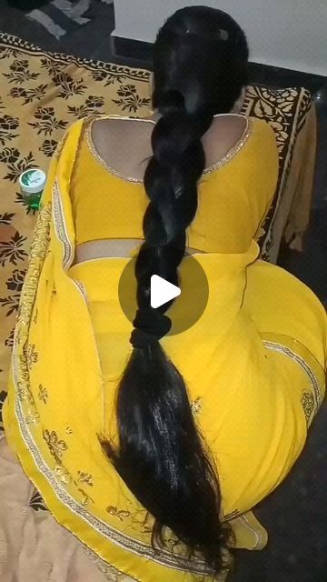 Indian Long Hair Braid, Indian Long Hair, Long Indian Hair, Big Bun Hair, Saree Blouses Designs, Thick Braid, Blouses Designs, Big Bun, Long Hair Pictures