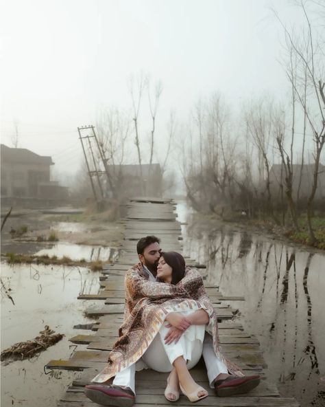 "Lost in love and the beauty of Kashmir. ❄️❤️ This pre-wedding shoot captured by @shotnama is a dreamy escape filled with love, laughter, and stunning scenery. Send us a DM for inquiries Call us at - 07905586283 Explore more at www.shotnama.com . . . . #weddingideas #couplegoals #preweddingshoot #brideandgroom #kashmir #mountains #iphone16 #explorepage #shotnama Couple Poses In Kashmir, Kashmir Pre Wedding Shoot, Kashmir Pre Wedding, Kashmir Couple Photos, Pre Wedding Photoshoot In Kashmir, Couple Photoshoot In Kashmir, Shikara Boat Kashmir Poses, Kashmir Mountains, Beauty Of Kashmir