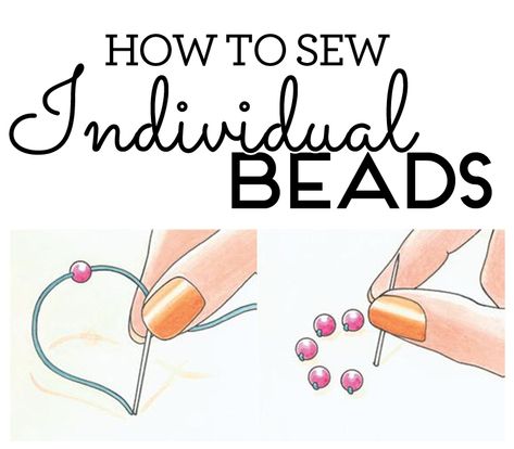 How to sew individual beads How To Do Beading On Fabric, How To Sew Beads On Fabric, Tambour Beading, Sewing Machine Reviews, Feather Stitch, Bead Embroidery Tutorial, Sewing Bee, Crazy Quilting, Embroidery Tutorial