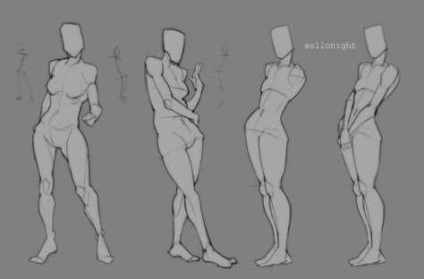 Poses Standing, Drawing Body Poses, Female Drawing, Human Anatomy Art, Anatomy Sketches, Body Reference Drawing, Anatomy Poses, Body Reference Poses, Figure Drawing Reference