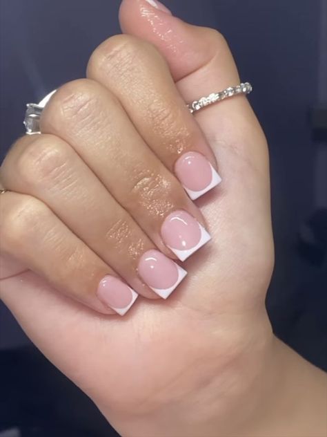 Acrylic Nails And Toes Matching, Nails And Toes Matching Ideas, Acrylic Nails And Toes, Nails And Toes Matching, Nails And Toes, Matching Ideas, Short French Tip Nails, Acrylic Nails Designs, Gel Nails French