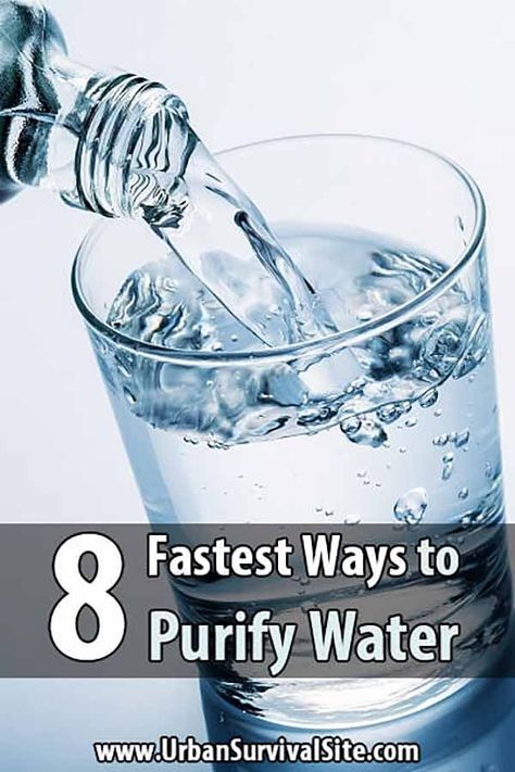 What do you do if you need clean drinking water in a hurry? Fortunately, there are several ways to purify water in a survival situation. #water #purifywater #waterpurification #survivalgear Water Survival, Purify Water, Clean Drinking, Survival Skills Life Hacks, Clean Drinking Water, Emergency Preparation, Survival Life Hacks, Survival Techniques, Urban Survival