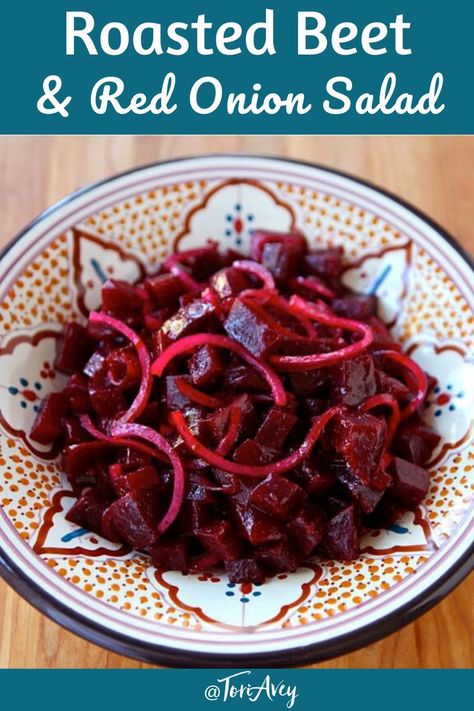 Beet And Onion Salad Recipes, Beet Onion Salad, Beet And Onion Salad, Beet And Red Onion Salad, Red Beet Salad Recipes, Mezze Salad, Red Beet Salad, Red Beets Recipe, Beet Salads