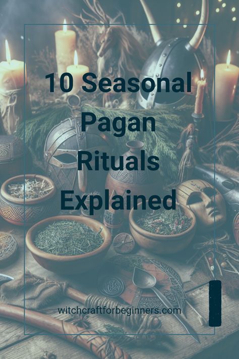 Discover 10 unique pagan rituals you can perform throughout the yearly seasons to honor nature. From celebrating spring equinox to the autumn harvest, these spiritual practices help connect you with the Earth and its cycles. Learn how each season brings its themes and energies—perfect for beginners interested in witchcraft and paganism. Experience the rejuvenation of life in Spring and the introspection during Winter by integrating these traditions into your seasonal celebrations. Enrich your rituals with earth-based customs and celebrate the magic of the mundane. Friendship Rituals, Pagan Sabbats, Rituals Witchcraft, Witchcraft Movie, Wiccan Sabbats, Solstice And Equinox, Pagan Holidays, Pagan Festivals, Traditional Witchcraft