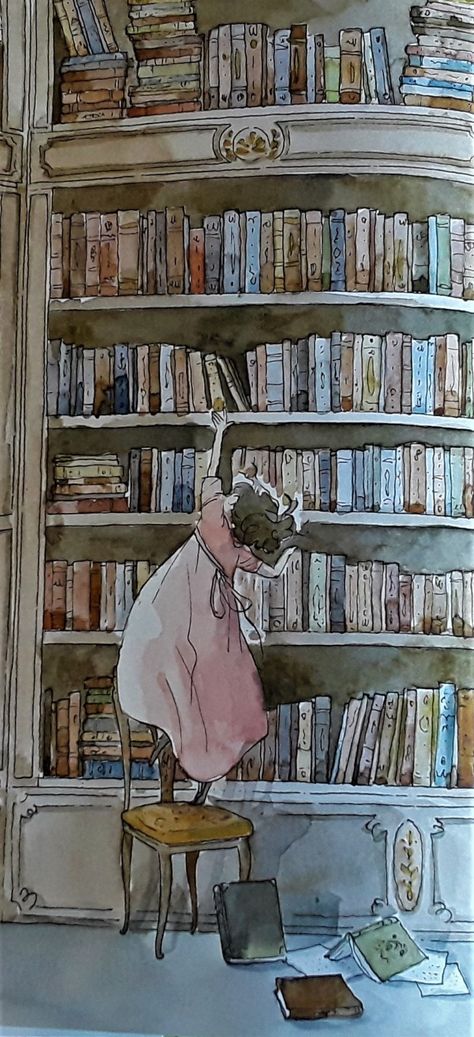 Introductions to Jane Austen for the “Savvy Parent’s Nursery Library” | Cotsen Children’s Library Library Drawing, Storybook Art, Book Genre, Book Shelf, Children's Book Illustration, I Love Books, Jane Austen, Book Illustration, Bored Panda