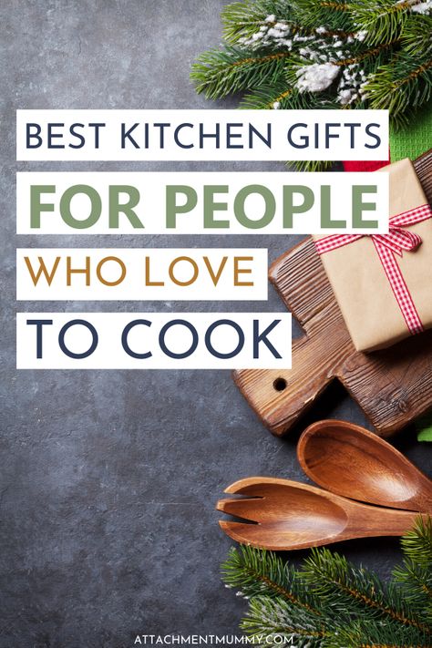 The Best Kitchen Gifts for People Who Love to Cook - and Eat! #foodies #cooks #giftguide Kitchen Christmas Gifts, Cooking Lover, Gadgets Kitchen Cooking, Cooking Gadgets, Big Meals, Gifts For Cooks, Kitchen Gift, Foodie Gifts, Kitchen Gifts