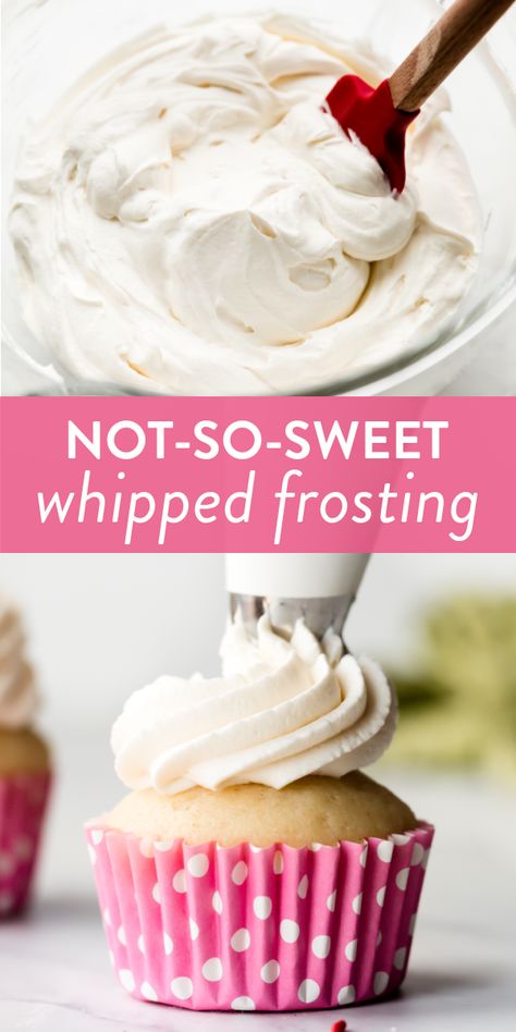 Whipped Icing Recipes, Stable Whipped Cream, Frosting Recipes Easy, Whipped Frosting, Cake Frosting Recipe, Sally's Baking, Homemade Frosting, Dessert Aux Fruits, Cakes And Cupcakes