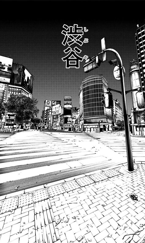 Gallery of Architecture in Japanese Manga: Exploring the World of Jujutsu Kaisen - 6 City Background, Japanese Manga, Perspective Art, Cool Anime Backgrounds, Anime Artwork Wallpaper, Exploring The World, Media Images, Anime Artwork, Anime Background