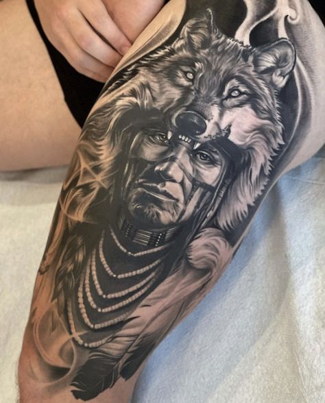 Comanche Indians Tattoo, Native Chief Tattoo, Indian Shoulder Tattoo, Indian Warrior Tattoo For Men, Medicine Man Tattoo, Native Bear Tattoo, American Indian Tattoos For Men, Indian Tattoo Men, Choctaw Indian Tattoo