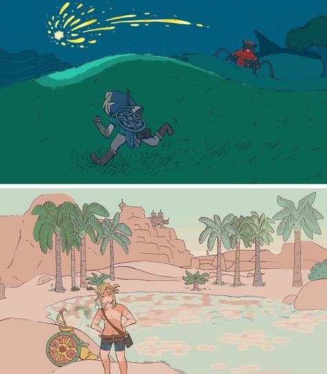 Botw Art, Link Botw, Botw Zelda, Legend Of Zelda Memes, Lupin The Third, Zelda Botw, Link Zelda, Wind Waker, Zelda Art