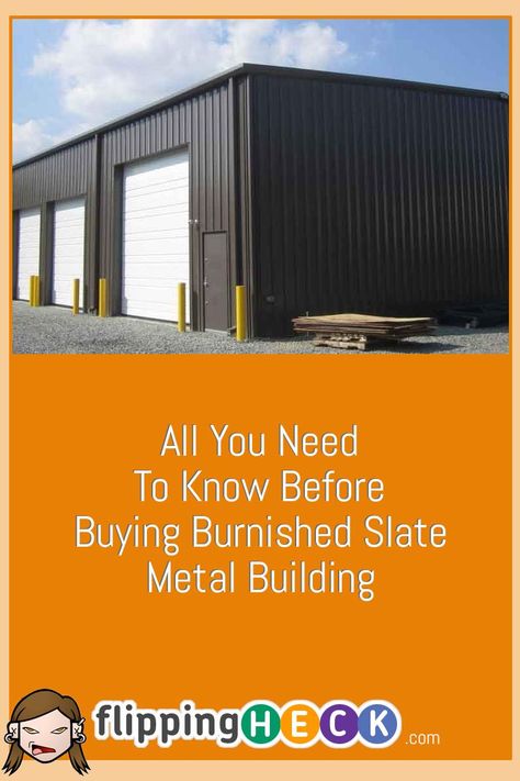 Are you looking for a new steel building kit to replace your old one? If you are, then a burnished slate building might be the perfect choice for you. They have become a popular choice for business owners and homeowners alike. If you're not familiar with this type of building, read on to learn more about it and why it might be the perfect option for you. Burnished Slate Metal Building, Metal Building Exterior, Busy Person, Construction Activities, Industrial Space, Steel Building, Residential Construction, Task Management, Steel Buildings