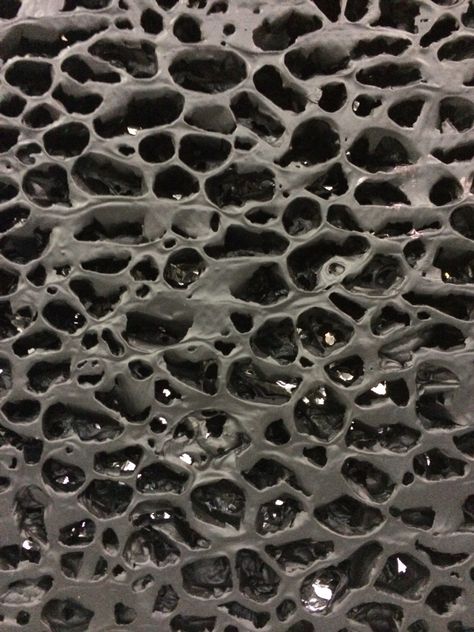 Alusion Aluminum foam powder coated in Black matte: Aluminum foam Random Vibes, Mount Martha, Metal Foam, Material Board, Black Matte, Powder Coating, Powder Coated, Animal Print Rug, Metallica