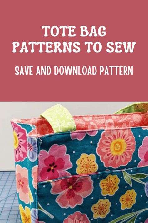 Tote bag patterns to sew Large Tote Bag Patterns To Sew, Quilted Bag Patterns Free, Tote Bag Patterns To Sew, Easy Tote Bag Pattern Free, Small Tote Bag Pattern, Zippered Tote Bag Pattern, Large Tote Bag Pattern, Sew Tote Bag Pattern, Market Tote Bag Pattern