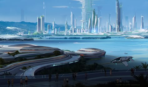 ArtStation - sci-fi city from china kunming, Brush Travel Futuristic Architecture Future City, Sci Fi Cities, Modern Futurism, Futuristic House, Sci Fi Architecture, Future Cities, Futuristic Building, Future Buildings, Eco City