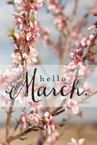 h e l l o march 2 0 1 5 | by [o] suze q Hello March Images, March Images, New Month Wishes, Neuer Monat, March Quotes, February Wallpaper, Hello February, Hello January, Hello April