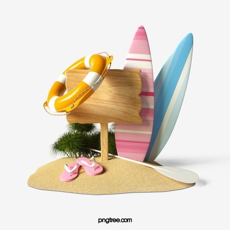 surf board,indicator,guidepost,slipper,life buoy,plant,3d,stereoscopic,on vacation,travel,beach,wood texture Beach Elements, Vacation Board, Beach Surfboard, Watercolor Night Sky, Summer Elements, Life Buoy, Surfing Board, 3d Png, Holiday Templates