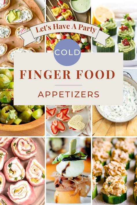 Every party needs some easy-to-eat cold appetizers finger foods! These no-cook recipes are perfect for parties as they often require less work, but they will surely be a hit with your guests! Onion Soup Dip Recipe, Cold Party Food, Finger Food Ideas For Parties, Easy Cold Finger Foods, Easy Cold Appetizers, Room Temperature Appetizers, Cold Party Appetizers, Fried Macaroni And Cheese, Best Snack Ideas