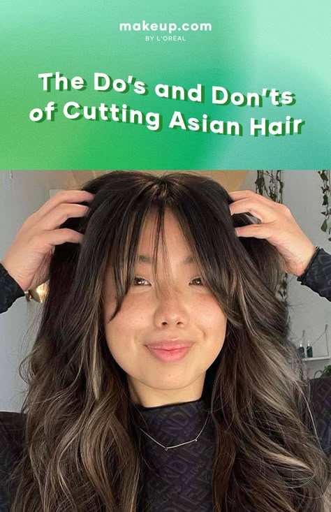 How to Cut Asian Hair Long Haircut For Thick Hair Asian, Haircuts For Long Asian Hair, Asian Haircut Thick Hair, Medium Length Haircut For Thick Hair Asian, Haircut Asian Long Hair, Medium Length Haircut With Bangs Asian, Medium Length Hair With Curtain Bangs Asian, Side Part Hairstyles Asian, How To Style Asian Hair