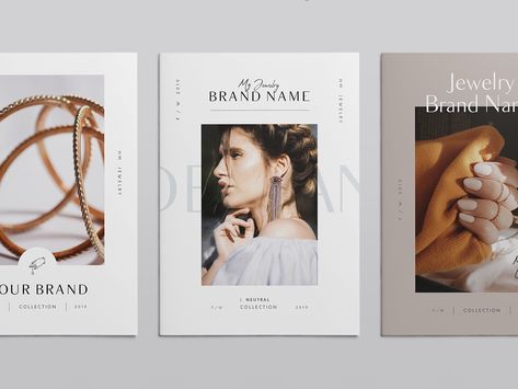 Jewellery Lookbook, Catalog Cover Design, Lookbook Layout, Fashion Editorial Layout, Adobe Illustrator Tutorial, Lookbook Design, Catalogue Design, Jewelry Magazine, Catalog Cover