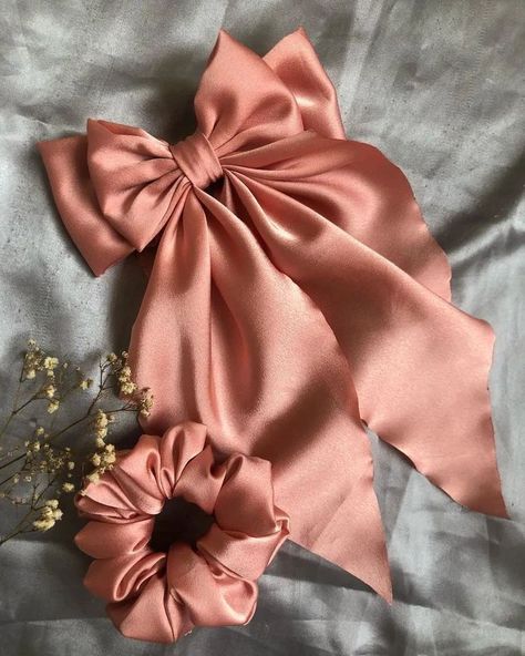 🩷 DM for orders @_kridhas.soul_ #bowshandmade #combo #scrunchies #bow Scrunchie Branding, Product Photography Clothing, Hair Pins Diy, Silk Hair Bonnets, Diy Lace Ribbon Flowers, Diy Hair Scrunchies, Basic Hand Embroidery Stitches, Diy Hair Accessories Ribbon, Handmade Scrunchie