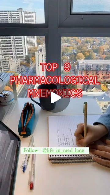 life_in_med_lane on Instagram: "9 Top Pharmacological Mnemonics! 💊

Save this video! 📹 

The content is crucial for all med students, featuring essential tricks to remember key pharmacology concepts using mnemonic patterns. 

These mnemonics can make studying easier and more effective, helping you retain important information. 

Don’t miss out!🙋🏻‍♀️

Share on your stories for others who might benefit from this video. 

Let’s spread knowledge and help each other succeed in our medical journeys. 

Together, we can make learning more accessible and enjoyable for everyone.

Drop your suggestions and additional mnemonics in the comments below.

Follow - @life_in_med_lane 📖⚕️🩺👩🏻‍⚕️

[ Medical Students, NEET, USMLE, MBBS, Nursing, Pharmacology, Study Tips, Exam Prep, Med School, Medical E Pharmacology Nursing Study, Pharmacology Mnemonics, Nursing School Prep, Pharmacology Studying, Nursing Pharmacology, Medical Mnemonics, Nursing Mnemonics, Pharmacology Nursing, School Prep